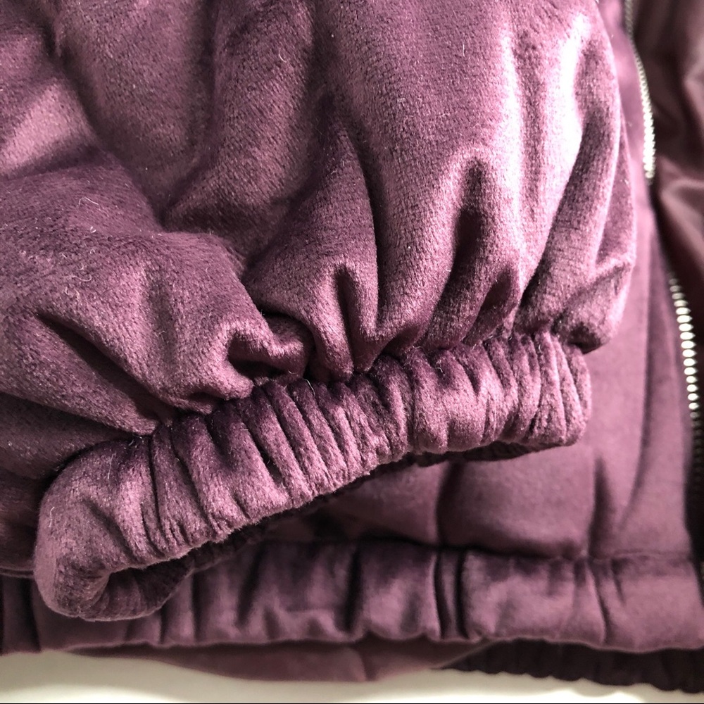nine west cozy chic collection plum Puffy coat Women’s Size 0X NWT Purple - Picture 8 of 9